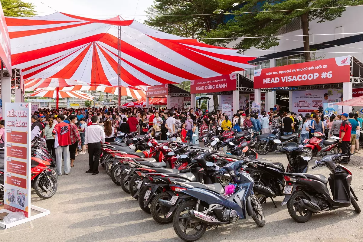 Hơn 5.000 khách hàng tham gia ngày hội Thu cũ – Đổi mới của Honda Việt Nam tại TP.HCM - Ảnh 1.