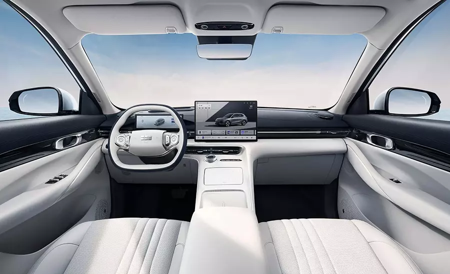 Thiết kế nội thất của Geely EX5 2026 giữ nguyên như cũ