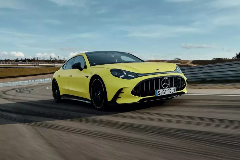 Mercedes-AMG GT 4-Door Coupe trình làng, từ bỏ động cơ xăng V8, cạnh tranh Porsche Taycan - Ảnh 3.