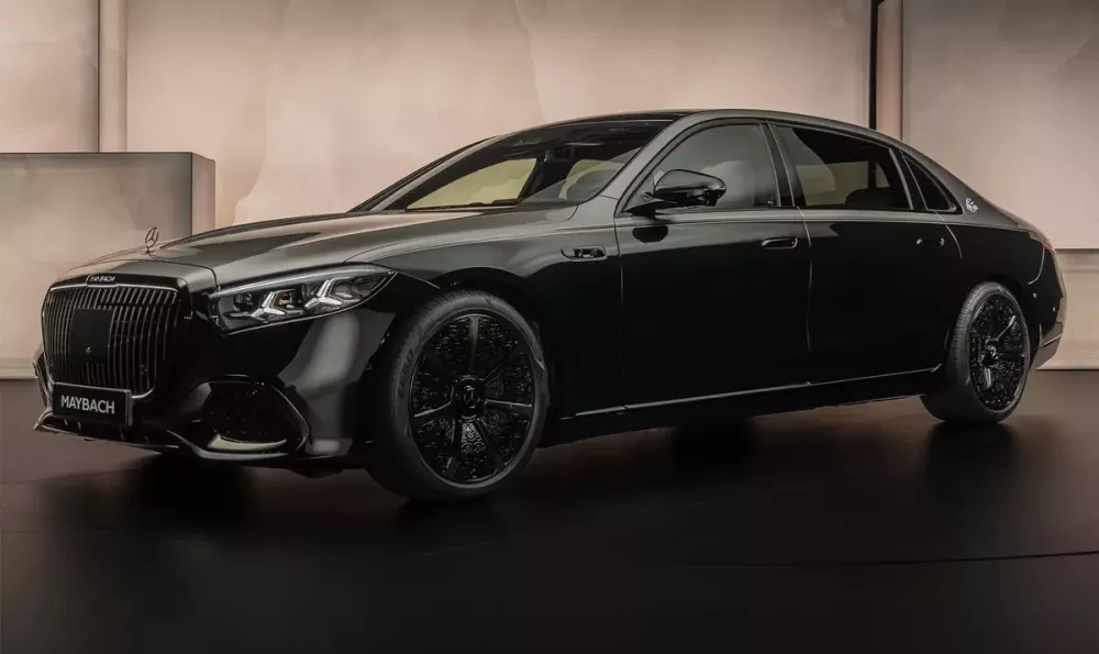 Bộ mâm đặc cũng là điểm nhấn của Mercedes-Maybach S 580 e Night Series 2026 Bộ mâm đặc cũng là điểm nhấn của Mercedes-Maybach S 580 e Night Series 2026