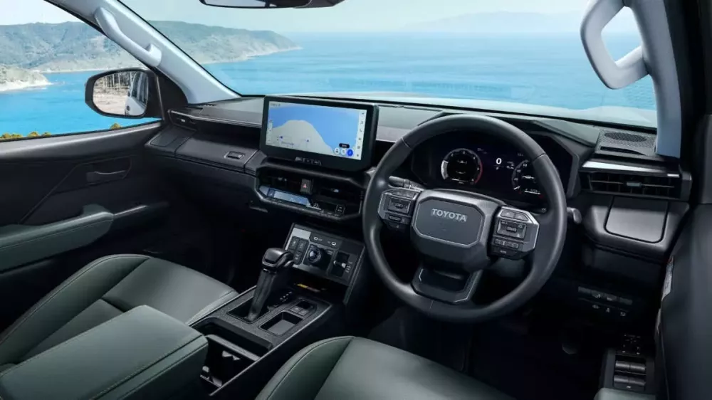 Khoang lái của Toyota Hilux 2026 bản cao cấp nhất