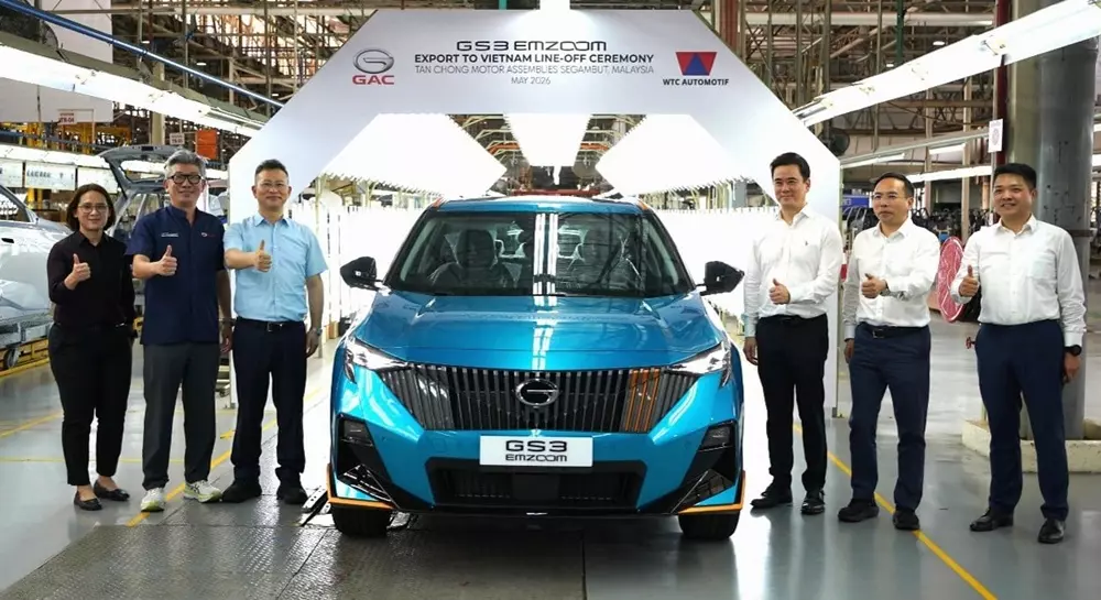 GAC GS3 Emzoom được xuất khẩu từ Malaysia sang Việt Nam