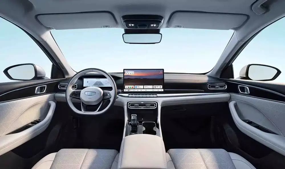 Xe lập kỷ lục thế giới về khả năng tiết kiệm xăng Geely Emgrand i-HEV ra mắt với giá rẻ - Ảnh 4.