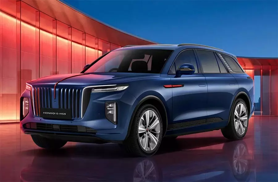 Hongqi E-HS9 sở hữu phạm vi di chuyển 548 km