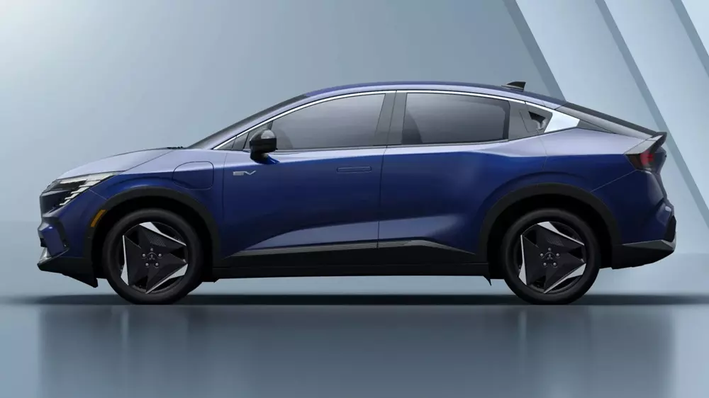 Mitsubishi Eclipse Sport nhìn từ bên sườn