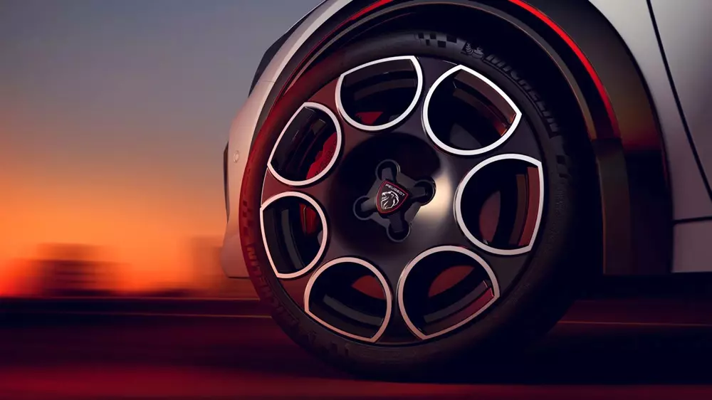 Bộ mâm 18 inch của Peugeot e-208 GTi