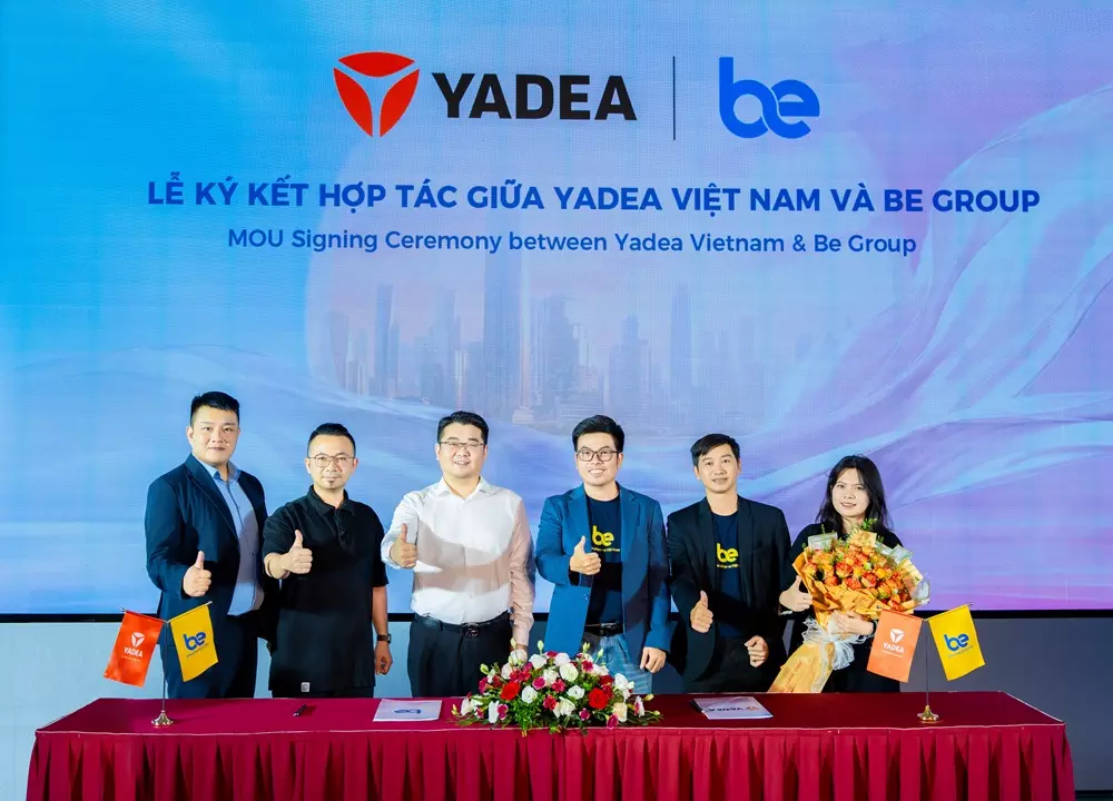 Yadea hợp tác với Be Group