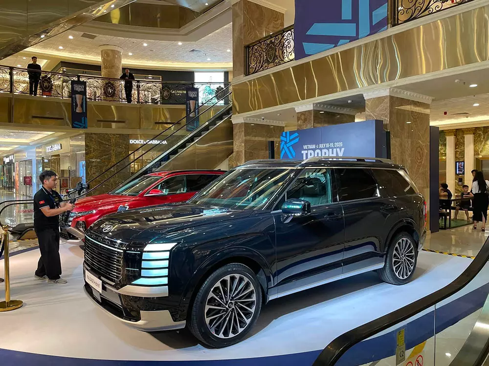 Hyundai Palisade 2027 sở hữu bộ mâm đa chấu mới.