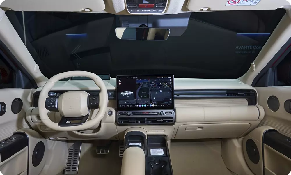 Khoang lái của Hyundai Elantra 2027.