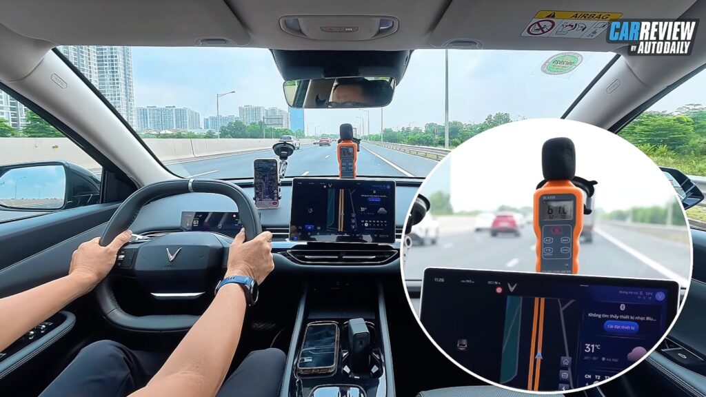 Thực tế VinFast VF 8 All New: Đo dB độ ồn & tăng tốc 0-100km/h!
