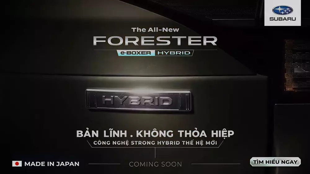 Subaru Forester e-Boxer Hybrid rục rịch ra mắt Việt Nam, cạnh tranh Honda CR-V e:HEV